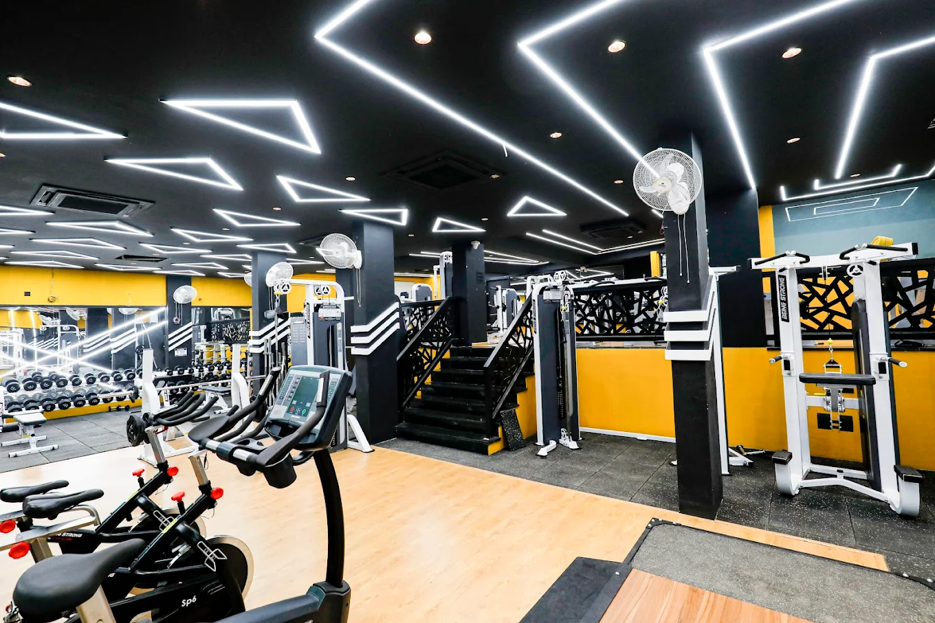 Premium Gym Front & Supplements Counter